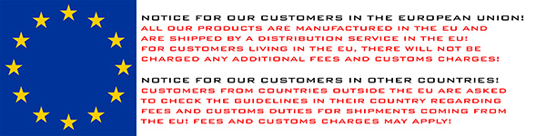 Important notice for our customers in the EU!